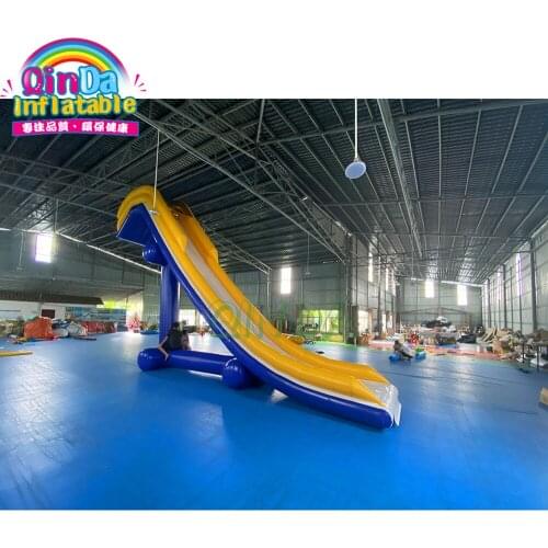 Inflatable Water Play Equipment Floating Yacht Slide Cruise Ship Slide For Dock