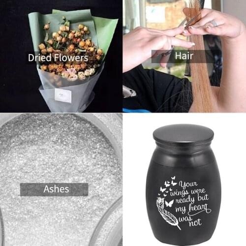 Stainless Steel Cremation Urn Ashes Pet Waterproof Funeral Keepsake Memorial Ashes Holder