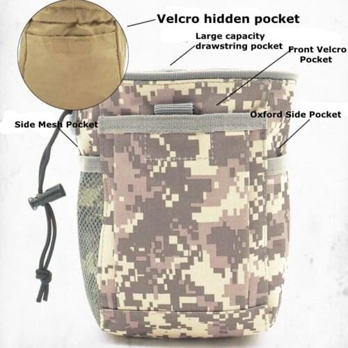 Military Protable Molle Utility Hunting Rifle Pouch Ammo Pouch Tactical Gun Magazine Dump Drop Reloader Hot Sell Pouch Bag