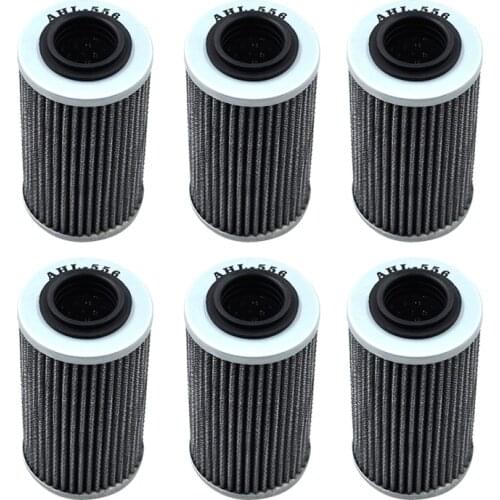 1/2/4/6 pcs Motorcycle Oil Filter For SEA DOO Gtx -x LIMITED RXT X AS 230 260 1494 WAKE PRO GTX LIMITED IS S 155 215 1503 GTX 4