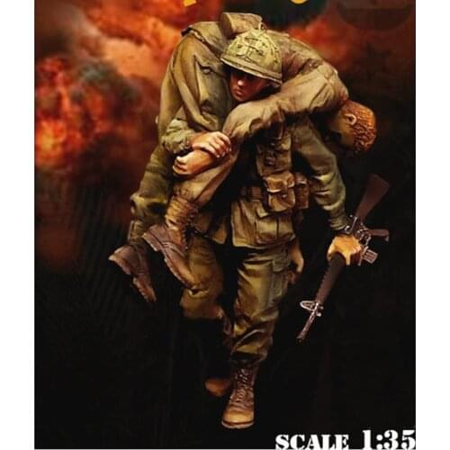 1/35 Resin Model Figure GK，Unassembled and unpainted kit