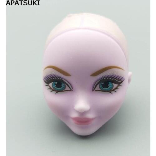 1:6 Soft Makeup Bald Doll Head For Monster High Doll Head BJD Dolls Practicing Makeup Monster Head 1/6 Doll Accessories