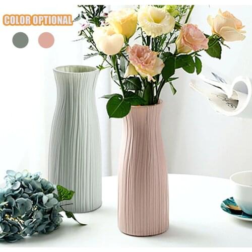 New 1PC Plastic Shatterproof Flower Plant Pot Vase Study Room Home Wedding Decor Multiple Support Wholesale And Dropshipping