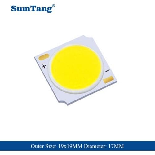 10Pcs/Lot COB LED Chip 10W 15W 20W 30W 3000K 4000K 6000K 80Ra 17mm 110LM/W COB LED Chip For LED Light Down Light Track Light