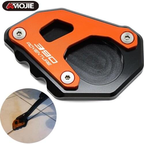 390 ADV Adventure 2020-2021 Kickstand Side Foot Stand Enlarger Extension Enlarger Pate Pad 390 Adventure Accessories Motorbike