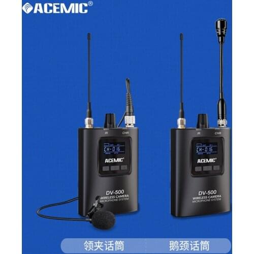 Ai Shangda dual channel one with two bees wireless microphone camera mobile phone live interview microphone VLOG