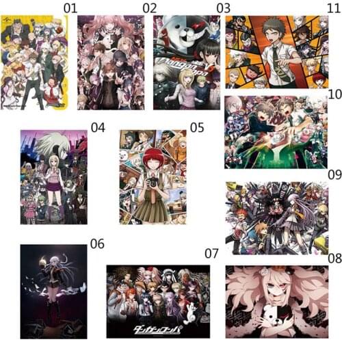 5D DIY Diamond Painting Full Drill Japan Anime Danganronpa Embroidery Cross Stitch Kits Mosaic Wall Art Home Decor Gift