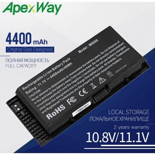 Apexway FV993 Laptop Battery For Dell Precision M6600 M6700 M6800 M4800 M4600 M4700 FJJ4W T3NT1 PG6RC R7PND