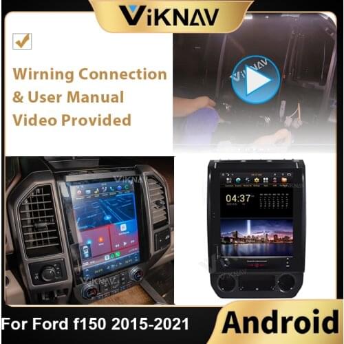 12.1 Inch touch Screen Tesla Style Android Car Radio For Ford F150 2015 2016 2017-2021 Auto GPS Navigation Car DVD Automotivo