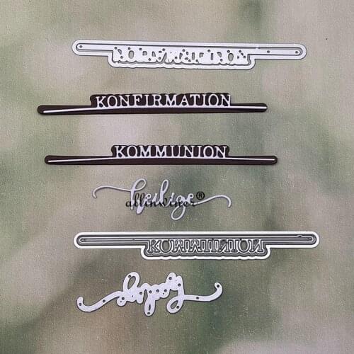 Letter edge decoration Metal Cutting Dies Stencils For DIY Scrapbooking Decorative Embossing Handcraft Die Cutting Template