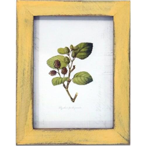 Rustic Wooden Photo Frame Classical Carved Photo Frame 6-Inch Creative Mirror Edge Picture Album Frame Home For Wedding Family