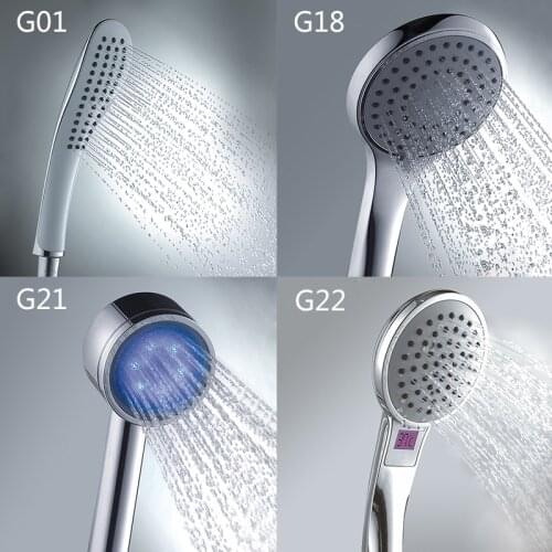 Gappo Bathroom hand shower bath shower shower massage rainfall SPA water hand Shower Head chrome water save sauna mixer tap G01