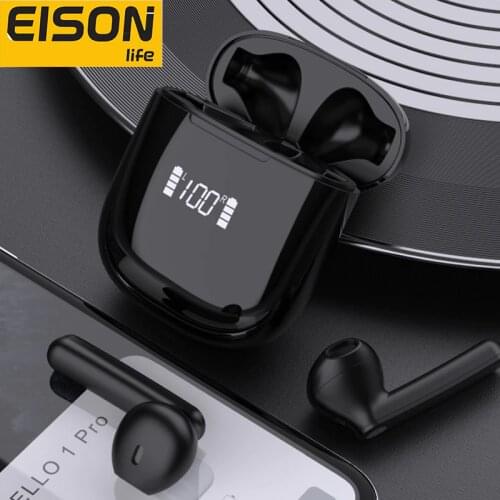 EISON TWS Bluetooth Earphones 5.0 True Wireless Earbuds Stereo Earphones For Xiaomi Handsfree In Ear Phone Sport Headset
