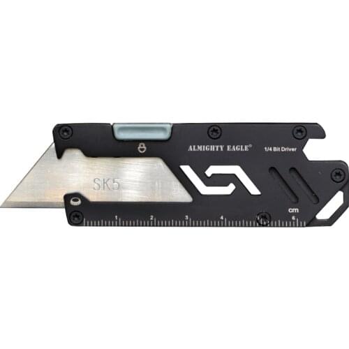 Combination Tool Knives Multi-function Outdoor EDC Mini Paper Utility Knife Key Knife