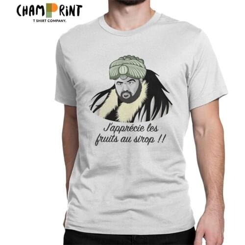 King Burgundy Kaamelott Mens T Shirts Funny Tee Shirt Short Sleeve Round Collar T-Shirt Pure Cotton Summer Clothing