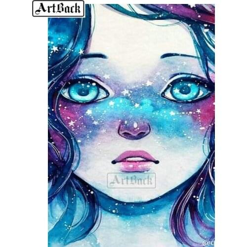 New 5d diy diamond painting cartoon girl picture mosaic full square drill diamond embroidery set rhinestone decoration gift