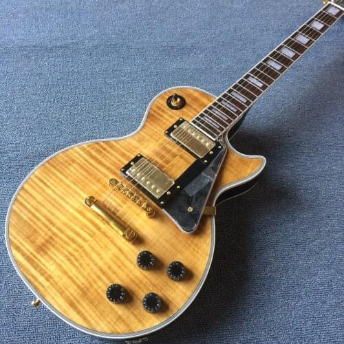 OEM 6-string electric guitar , rosewood fingerboard, tiger Flame Maple top, free delivery