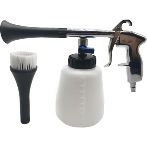 Car Dry Cleaning Gun High Pressure Washer Water Gun Interior Dry Cleaning With Brush For Car Wash Cleaning Tools New
