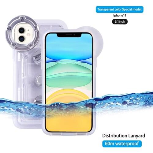 Underwater Phone housing For phone 11 11pro 11pro max Waterproof Phone Case Protective Cover For Swimming Diving