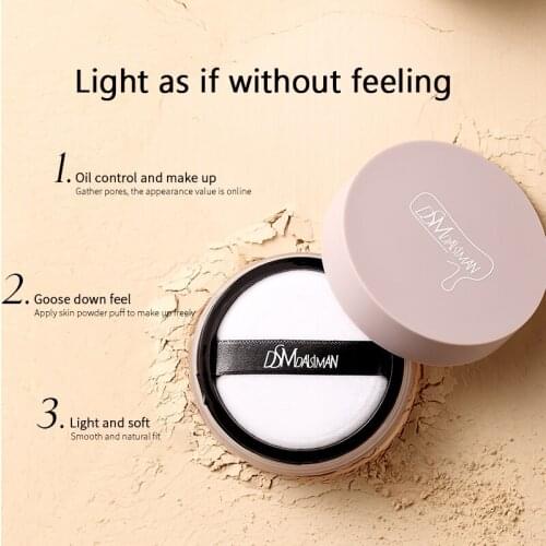 Oil Control Makeup Finish Setting Powder Loose Powder Transparent Natural Sweatproof Long Wear Makeup Cosmetic Powder TSLM