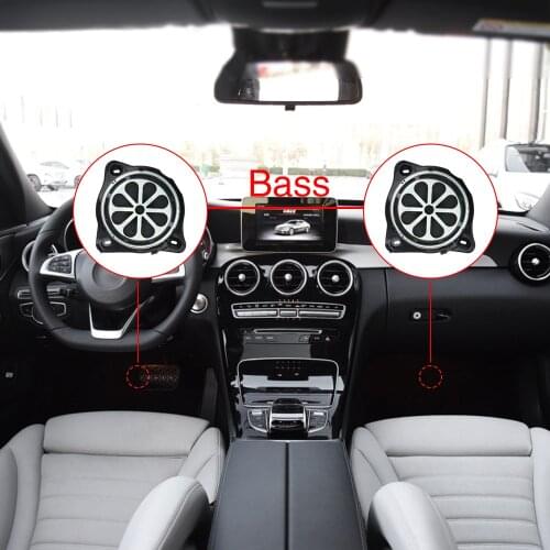 Subwoofer For Mercedes W205 W213 W222 C GLC E class high quality amplifier woofer under the seat automobile low bass speaker