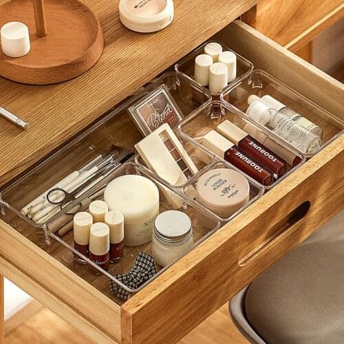 Drawer Compartment Storage Box Makeup Organizer Jewelry Box Tray Desktop Organizer Home Office Storage Box Household Items
