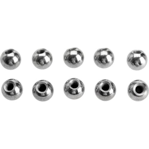 10pcs 3D Printer M4 x 10mm Threaded Stainless Steel Ball Rod Ends For Kossel 3Dprinter Magnetic Joints 3D Printer Part