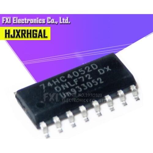 10PCS 74HC4052D 74HC4052 SOP16 SOP SN74HC4052DR SMD new original