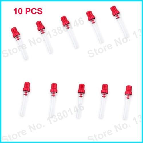 10x Red Gas Fuel Tank Cap Valve Vent Breather Hose For SSR Coolster Pit Dirt Bike 50cc 110cc 125cc 140cc 150cc 160cc GPX SDG