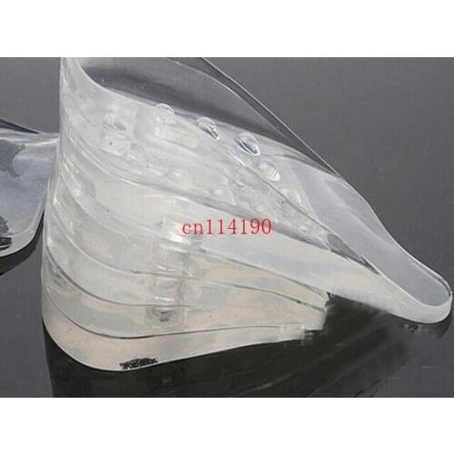 150paris/lot 5 layers Silicone Gel Increase Height Insoles Shoe Insert Pad Taller Heel Lift Foot patch Foot care ,120pairs/lot