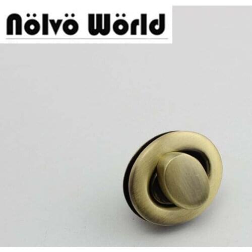 30sets/lot 6colors High quality Retro Ellipse lock metal functional lock for handbags factory hardware wholesale price 10sets