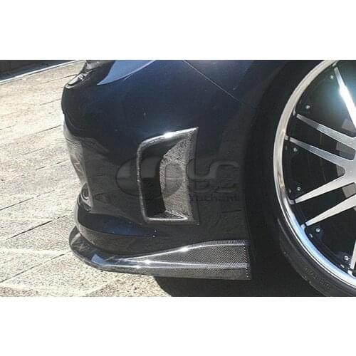 Carbon Fiber CS Style Side Vents Fit For 2008-2010 Subaru Impreza GRB STI Hatchback OEM Front Bumper