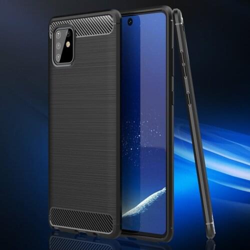 A81 Soft Case For Samsung Galaxy A81 case Silicone Carbon Fiber TPU Cover bumper For Samsung Galaxy M60S shell case capa bag