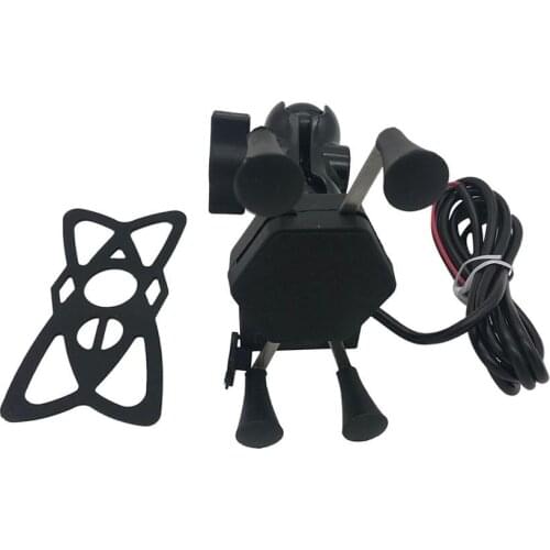 GPS Navigation Phone Bracket For KAWASAKI GTR/ZG 1400 GTR1400 ZG1400 CONCOURS 14 2008-2018 Mobile Phone Stand Holder USB Charger