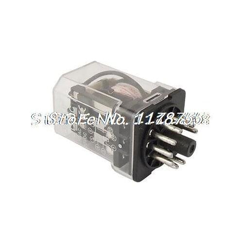 JTX-3C AC 220V Coil 7.5A 250V AC 10A 30V DC Power Relay 11 Pins 3PDT