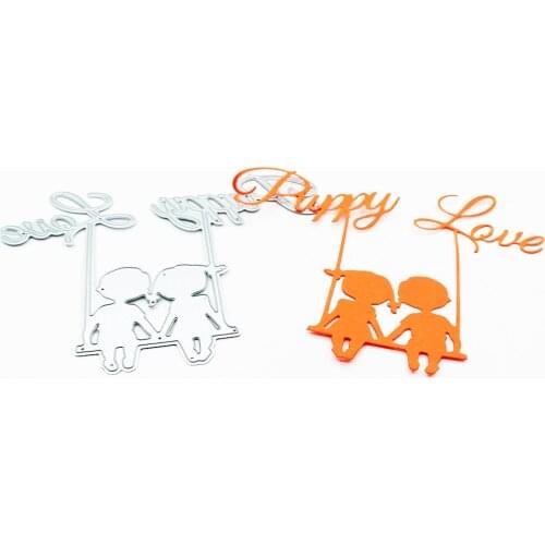 Julyarts Lovely Boy Girl Meta Cutting Dies New 2020 Stencils For DIY Scrapbooking Album Decorative Embossing Craft Cut Paper