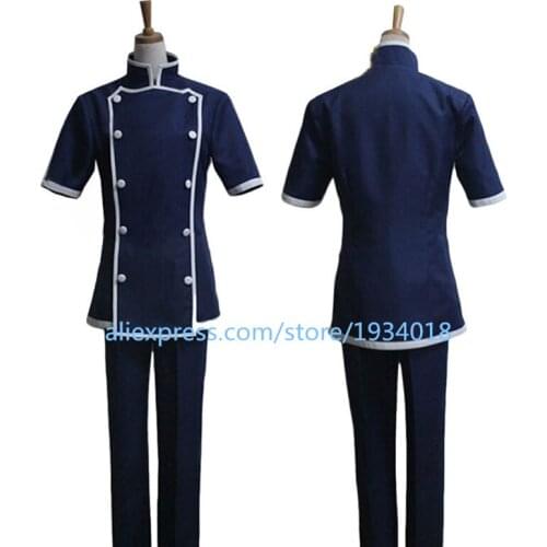 Anime Food Wars Shokugeki no Soma Akira Hayama Cosplay Costume any size