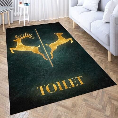 Bathroom Carpet for Living Room 3D Anime Cartoon Rug Gamer Teen Room Bedside Lounge Rug Kids Children Floor Mats
