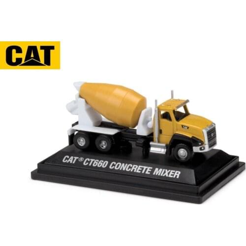 Micro Constructor Mini Cat CT660 Concrete Mixer Truck 1/160 Scale DieCast Model Toy 5pcs/set 55461