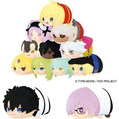 Stuffed Doll Fate Grand Order Enkidu Gilgamesh Caster Anime Cute Plush Dolls Astolfo 8.5cm Cotton Pendants Collectible Toys Gift