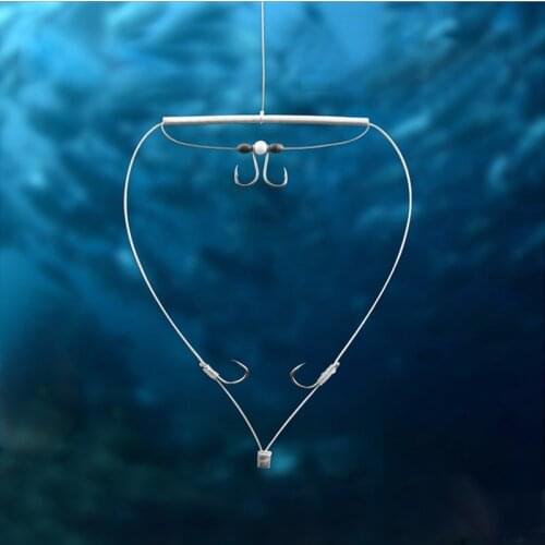 New Automatic Touch String Hook for Fish Hook Fishing Silver Carp Oxtail Fishing Group Manually Refined Fish Hook With Bait Bead