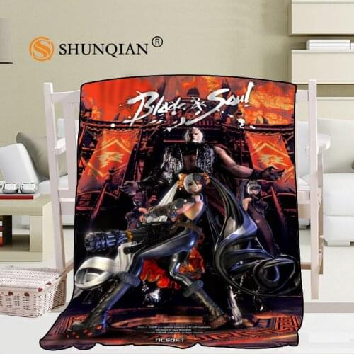 Blade&Soul Blanket Blending Fabric 56x80inch 50X60inch 40X50inch Sofa Bed Throw Blanket Kid Adult Warm Blanket