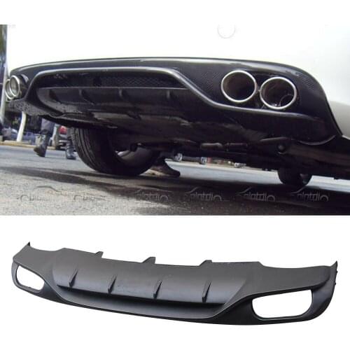 OLOTDI Car Tuning PU Material Rear Bumper Lip Back Spoiler Diffuser for AUDI A4 B8