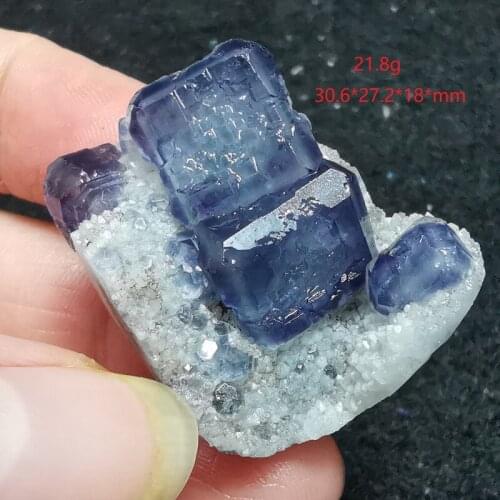 Natural blue-green fluorite mineral specimen aura meditation healing teaching collection home decoration ornament appreciation