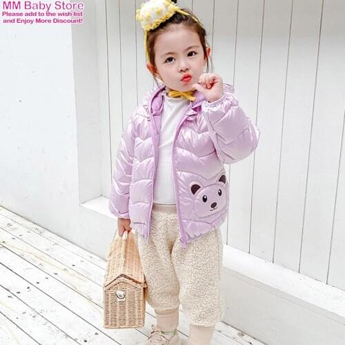 2021 New Cartoon Childrens Down Padded Coat For Boys Girls Down Jacket For Baby Girl Thicken Kidswinter Jackets Girls 1-6Years