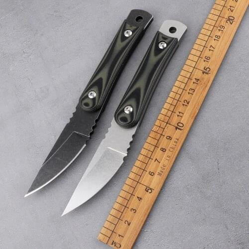 Outdoor multifunctional fixed claw knife D2 blade G10 handle tactical camping tool hunting self-defense Karambit knife SSS07