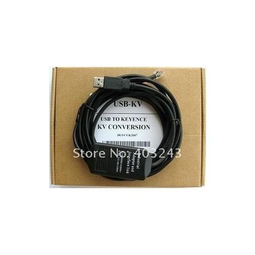 USB-KV Programming Cable for KEYENCE KV / KZ series PLC, PC-KV USB Version