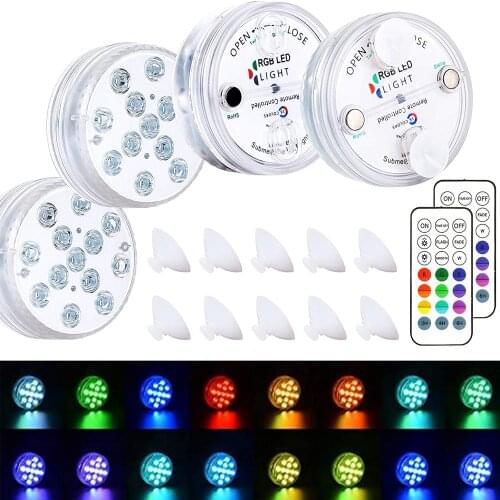 Waterproof Swimming Pool Lights Underwater Luces Piscina Sumergible Inalambrica LED Garden Piscine Aquarium Zwembad Accessoires