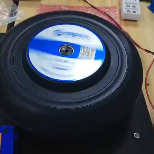 High speed high stability 8inch 5N.m 48V 350W 400RPM 1024 wire brushless DC servo electric wheel hub motor and driver for robot