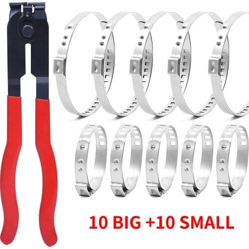 For Auto/ATV CV Joint Axle Boot Clamp Pliers Tool with 20 Crimp Bands Ear Type Extension For Most Cars